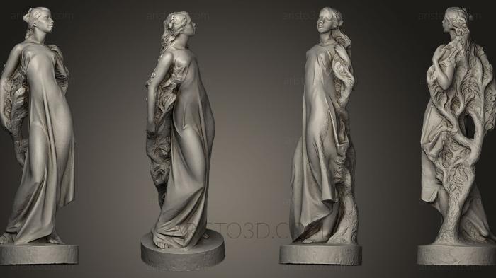 Figurines of girls (STKGL_0152) 3D model for CNC machine